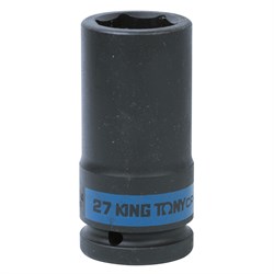 Головка торцевая ударная глубокая шестигранная 3/4", 27 мм KING TONY 643527M TONY - фото 715141