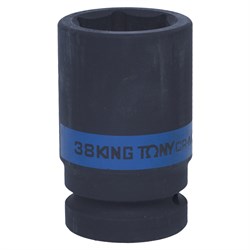 Головка торцевая ударная глубокая шестигранная 1", 38 мм KING TONY 843538M TONY - фото 715154