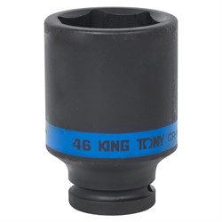 Головка торцевая ударная глубокая шестигранная 3/4", 46 мм KING TONY 643546M TONY - фото 715159