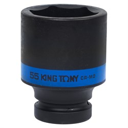 Головка торцевая ударная глубокая шестигранная 1", 55 мм KING TONY 843555M TONY - фото 715164