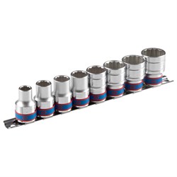 Набор торцевых головок 1/2", двенадцатигранные, 10-22 мм, 8 предметов KING TONY 4010MR TONY - фото 715173