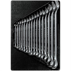 Набор комбинированных ключей, ложемент, 16 предметов KING TONY 9-1216MR03 TONY - фото 715191