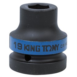 Головка торцевая ударная шестигранная 1", 19 мм KING TONY 853519M TONY - фото 715300