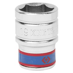 Головка торцевая стандартная шестигранная 1/2", 19 мм KING TONY 433519M TONY - фото 715451