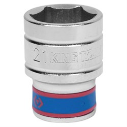 Головка торцевая стандартная шестигранная 1/2", 21 мм KING TONY 433521M TONY - фото 715456
