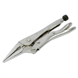 Зажим с фиксатором 166 мм, тонконосый KING TONY 6315-06 TONY - фото 715535