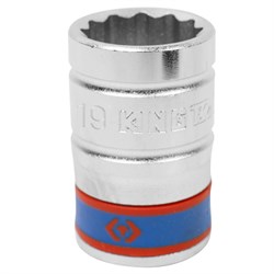 Головка торцевая стандартная двенадцатигранная 1/2", 19 мм KING TONY 433019M TONY - фото 715607