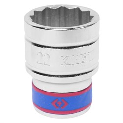 Головка торцевая стандартная двенадцатигранная 1/2", 22 мм KING TONY 433022M TONY - фото 715615