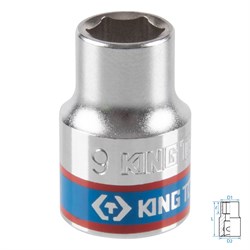 Головка торцевая стандартная шестигранная 3/8", 9 мм KING TONY 333509M TONY - фото 715667