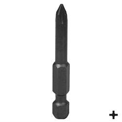 Вставка (бита) торцевая 1/4", Phillips, PH1, 50 мм, для шуруповерта KING TONY 715001P TONY - фото 715888