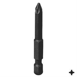 Вставка (бита) торцевая 1/4", Pozidriv, PZ1, 50 мм, для шуруповерта KING TONY 715001Z TONY - фото 715901