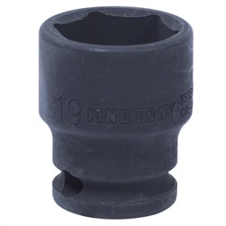 Головка торцевая ударная шестигранная 3/8", 19 мм KING TONY 353519M TONY - фото 715947