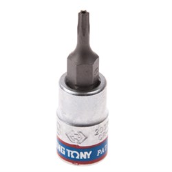 Насадка (бита) торцевая 1/4", Torx, T9, L = 37 мм, с отверстием KING TONY 203709 Tony - фото 715961