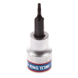 Насадка (бита) торцевая 3/8", Torx, T8, L = 50 мм KING TONY 302308 Tony - фото 715969