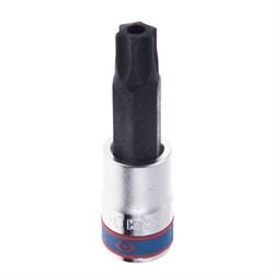 Насадка (бита) торцевая 1/2", Torx, T60, L = 80 мм, с отверстием KING TONY 403760 Tony - фото 715978