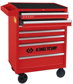 Тележка инструментальная, 7 выдвижных ящиков, "CLASSIС" KING TONY 87434-7B TONY - фото 716096