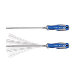 Отвертка головка King Tony гибкая 8,0 мм, 190 мм 1453-08 - фото 716353