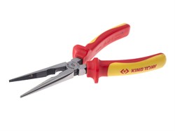 Пассатижи тонконосые 210 мм, диэлектрические KING TONY 6318-08A Tony - фото 716419
