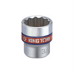 Головка торцевая стандартная двенадцатигранная 3/8", 15/32", дюймовая KING TONY 333015S TONY - фото 716433