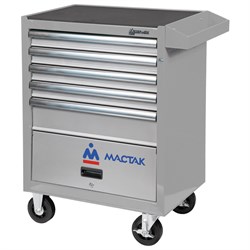 Тележка инструментальная, 5 выдвижных ящиков и отсек, "ОПТИМА", серая МАСТАК 522-05581MG 522-05581MG - фото 716445