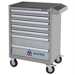 Тележка инструментальная, 7 выдвижных ящиков, "ОПТИМА", серая МАСТАК 521-07581MG 521-07581MG - фото 716446