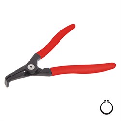 Съемник для стопорных колец 175 мм, загнутые, разжатие KING TONY 66SB-07 Tony - фото 716560