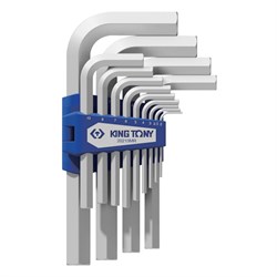 Набор Г-образных шестигранников 2-19 мм, короткие, 13 предметов KING TONY ST20213MR Tony - фото 716573