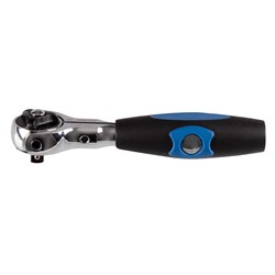 Трещотка 1/4", 114 мм, 72 зубца, дисковый механизм, поворотная голова с кнопкой KING TONY 2752-45G Tony - фото 716610