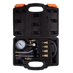 Компрессометр бензиновый, 0-20 атм, кейс, 8 предметов AFFIX AF12010008C AF12010008C - фото 716673