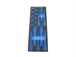 Ложемент для набора насадок 9-4147PRV, EVA KING TONY 85811332B Tony - фото 716787