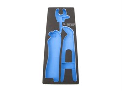 Ложемент для набора пассатижи, переставные клещи и зажим 9-40113GPV, EVA KING TONY 85810632B Tony - фото 716789