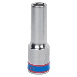 Головка торцевая глубокая шестигранная 1/2", 12 мм KING TONY 423512M TONY - фото 716942