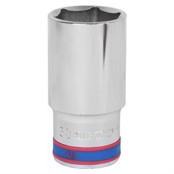 Головка торцевая глубокая шестигранная 1/2", 30 мм KING TONY 423530M TONY - фото 716958