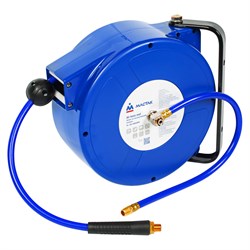 Шланг пневматический 8х12 мм, 8 м, на автоматической катушке, полиуретановый, резьба 1/4" МАСТАК 681-08008HR 681-08008HR - фото 716966