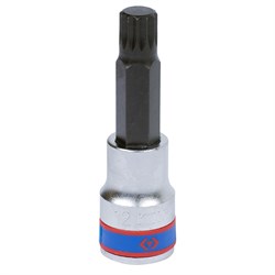 Насадка (бита) торцевая 1/2", Spline, M12, L = 80 мм KING TONY 403612 TONY - фото 717148