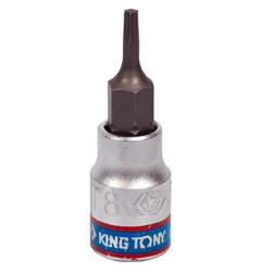 Насадка (бита) торцевая 1/4", Torx T9, L = 37 мм KING TONY 203309 TONY - фото 717189