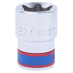 Головка торцевая TORX Е-стандарт 1/2", E24, L = 39 мм KING TONY 437524M TONY - фото 717220
