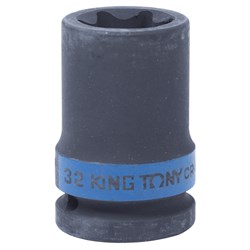 Головка торцевая ударная TORX Е-стандарт 3/4", E32, L = 56 мм KING TONY 657532M TONY - фото 717224