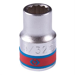 Головка торцевая стандартная двенадцатигранная 1/2", 15/32", дюймовая KING TONY 433015S TONY - фото 717341