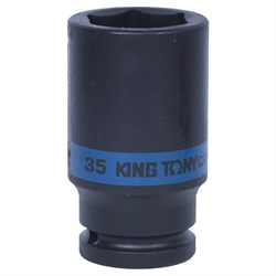 Головка торцевая ударная глубокая шестигранная 3/4", 35 мм KING TONY 643535M TONY - фото 717406
