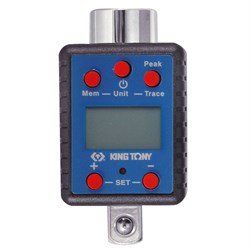 Динамометрический адаптер серии "DIGITAL", 3/4", 200-1000 Нм, для левой и правой резьбы, кейс KING TONY 34607-1A TONY - фото 717420