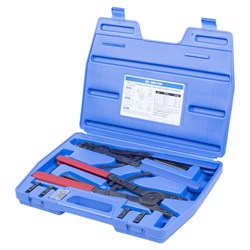 Набор съемников стопорных колец 406 мм, сменные насадки, 11 предметов, кейс KING TONY 45211PP TONY - фото 717423