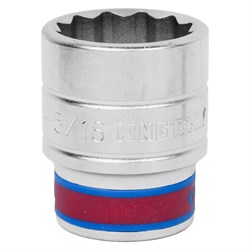 Головка торцевая стандартная двенадцатигранная 3/4", 1-5/16", дюймовая KING TONY 633042S TONY - фото 717432