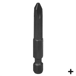 Вставка (бита) торцевая 1/4", Phillips, PH3, 50 мм, для шуруповерта KING TONY 715003P TONY - фото 717442