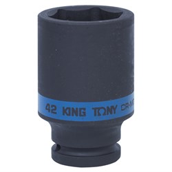 Головка торцевая ударная глубокая шестигранная 3/4", 42 мм KING TONY 643542M TONY - фото 717509