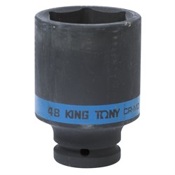Головка торцевая ударная глубокая шестигранная 3/4", 48 мм KING TONY 643548M TONY - фото 717512