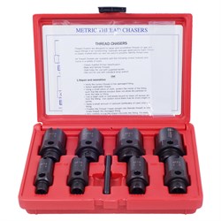 Набор для восстановления резьб штуцеров системы кондиционирования, кейс, 9 предметов МАСТАК 352-00009C 352-00009C - фото 717584