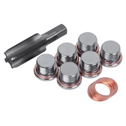 Набор для ремонта масляных пробок М20х1,5, кейс, 19 предметов МАСТАК 103-47020C 103-47020C - фото 717592