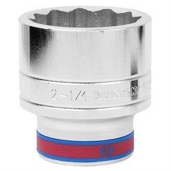 Головка торцевая стандартная двенадцатигранная 1", 2-1/4", дюймовая KING TONY 833072S TONY - фото 717637