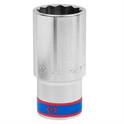 Головка торцевая глубокая двенадцатигранная 3/4", 32 мм KING TONY 623032M TONY - фото 717675